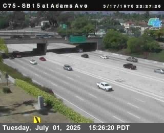 (C 075) I-15 : Adams Avenue