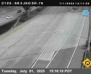 (C 103) I-5 : Just North Of SR-76