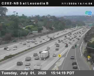 (C262) I-5 : NB at Leucadia Bottom