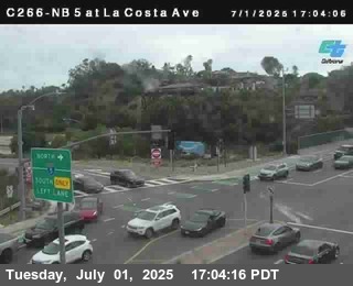 (C266) I-5 : NB at La Costa Ave