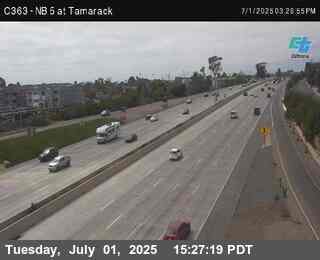 (C364) I-5 : NB at Tamarack (on ramp)