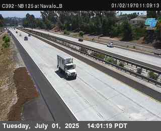 (C392) SR-125: NB at Navajo_B