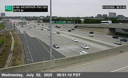 I-405 : (25) North of MacArthur