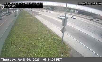 I-5 : (915) NB at Orangethorpe