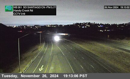 SR-261 : SO Santiago Cyn Rd