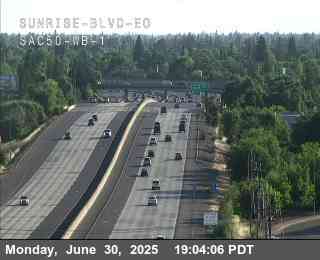 Hwy 50 at Sunrise Blvd EO WB 1