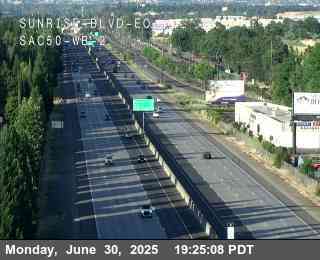 Hwy 50 at Sunrise Blvd EO WB 2