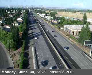 Hwy 50 at Sunrise Blvd EO WB 3