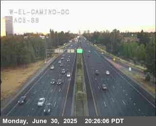 Hwy 5 at W El Camino