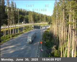 Hwy 80 at Soda Springs EB