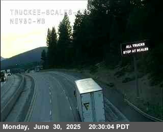 Hwy 80 at Truckee Scales WB