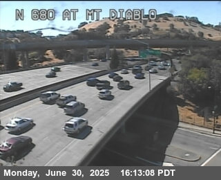 TV208 -- I-680 : N680 AT MT DIABLO BL