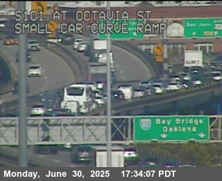 TV301 -- US-101 : At Octavia St