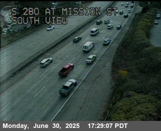 TV306 -- I-280 :  AT MISSION ST