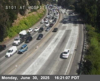 TV311 -- US-101 : At Hospital Curve