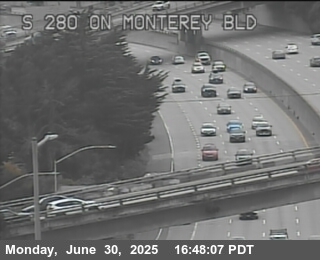 TV320 -- I-280 : On Monterey Bl