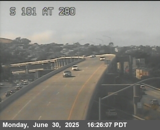 TV380 -- US-101 : At 280 Split