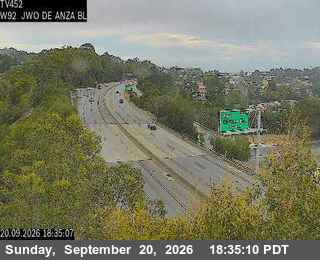 TV452 -- SR-92 : AT JWO DE ANZA BL