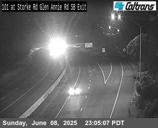 US-101 : Glen Annie Road SB Exit