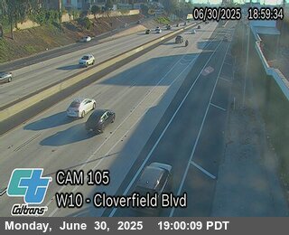 I-10 : (105) E/O Cloverfield Blvd