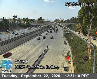I-105 : (309) Vermont Ave On-Ramp