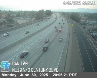 I-110 : (170) North Of Century Blvd