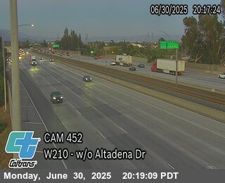 I-210 : (452) West of Altadena Dr