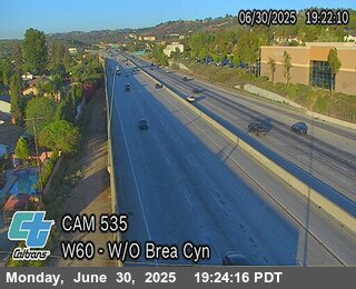 SR-60 : (535) West of Brea Canyon