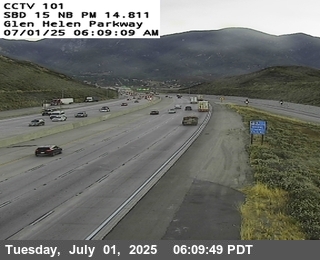 I-15 : (101) Glen Helen Parkway