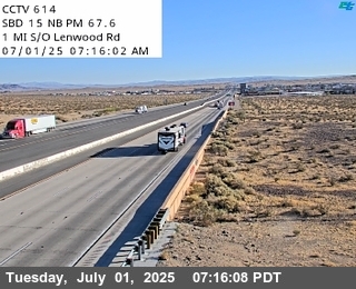 I-15 : (614) South of Lenwood Road