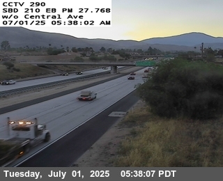 I 210: (290) West of Central Ave.