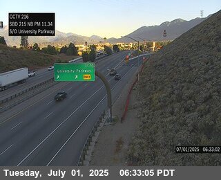 I-215 : (216) S of University Pkwy