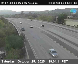 (C117) SR-52 : Just West Of Cuyamaca Street