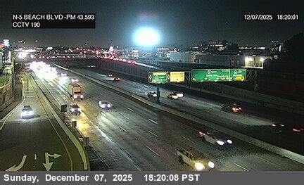 I-5 : (190) North of Beach Boulevard