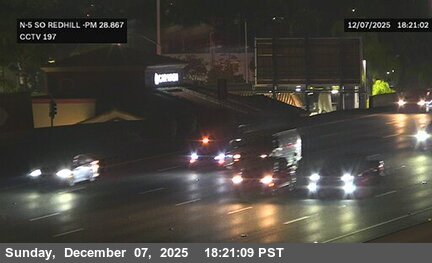 I-5 : (197) South of Redhill Avenue