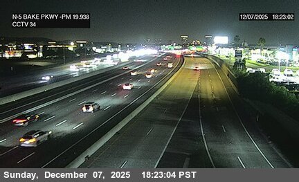 I-5 : (34) Bake Parkway (Lake Forest)