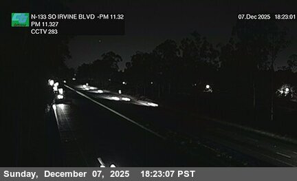 SR-133 : (283) S/O Irvine Blvd Overcross