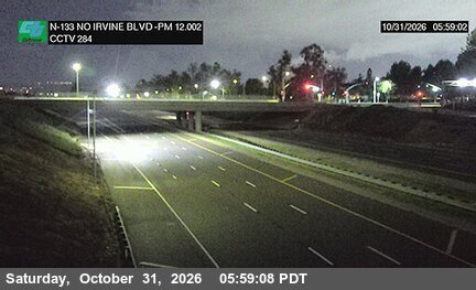 SR-133 (284): North of Irvine Boulevard Overcross