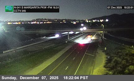 SR-241 : (245) North of Santa Margarita Parkway Undercross