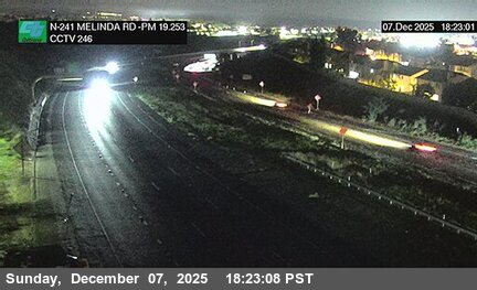 SR-241 : (246) 30 Meters South of Melinda Road Undercross