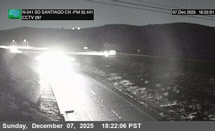 SR-241 : (297) 230 Meters SO Santiago Canyon Road Overcross
