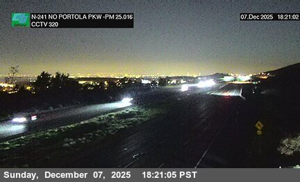 SR-241 : (320) 40 Meters North of Portola Parkway