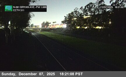 SR-261 : (311) 100 Meters South of Bryan Avenue Overcross