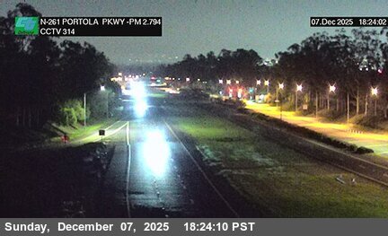SR-261 : (314) 80 Meters South of Portola Parkway (West) Overcross