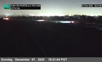 SR-261 : (316) 1900 Meters North of Portola Parkway (West) Overcross