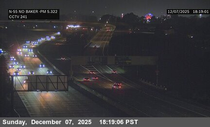 SR-55 : (241) North of Baker Street