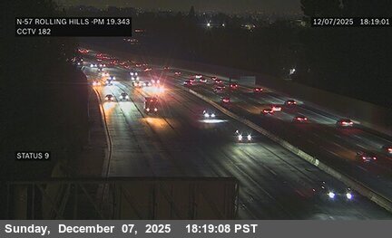 SR-57 : (182) Rolling Hills Road Undercross