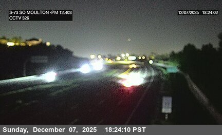 SR-73 : (326) South of Moulton Parkway Undercross