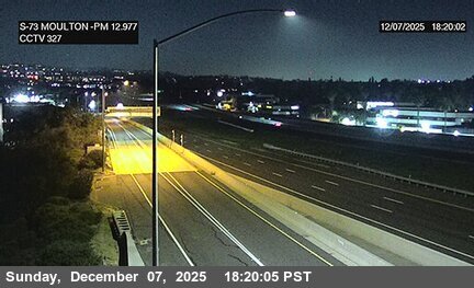 SR-73 : (327) North of Moulton Parkway Undercross