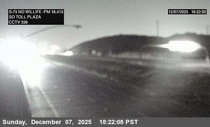 SR-73 : (339) South of Toll Plaza/ North of Wildlife